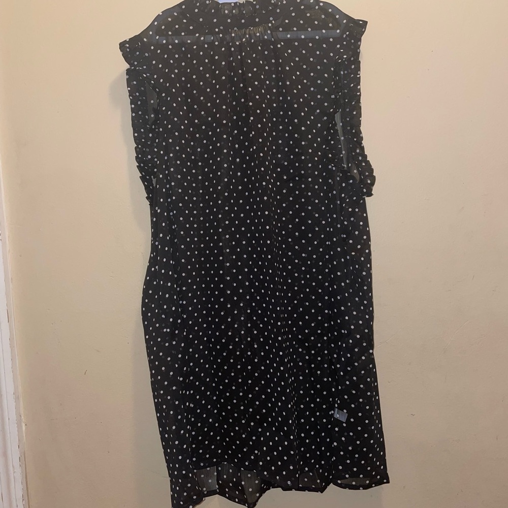 Black Polka Dot top